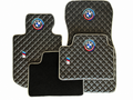 BMW M Leather Car Floor Mat, BMW Waterproof Custom Car Mat