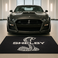Shelby Garage Floor Mat 5x7 FT (60x87 Inches) Premium Showroom Rug & Wall Decor Luxury Racing Style