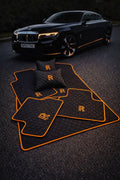 Leather Floor Mats Set For Rolls Royce Trunk Mat Pillow Set