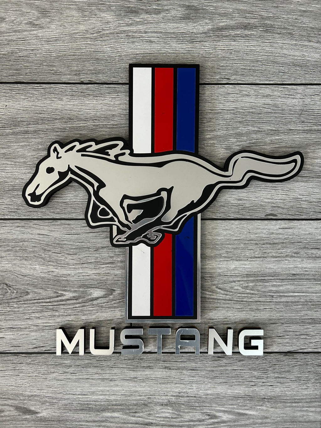 Mustang Wall Sign for Garage – Premium Wall Decor for Car Enthusiasts