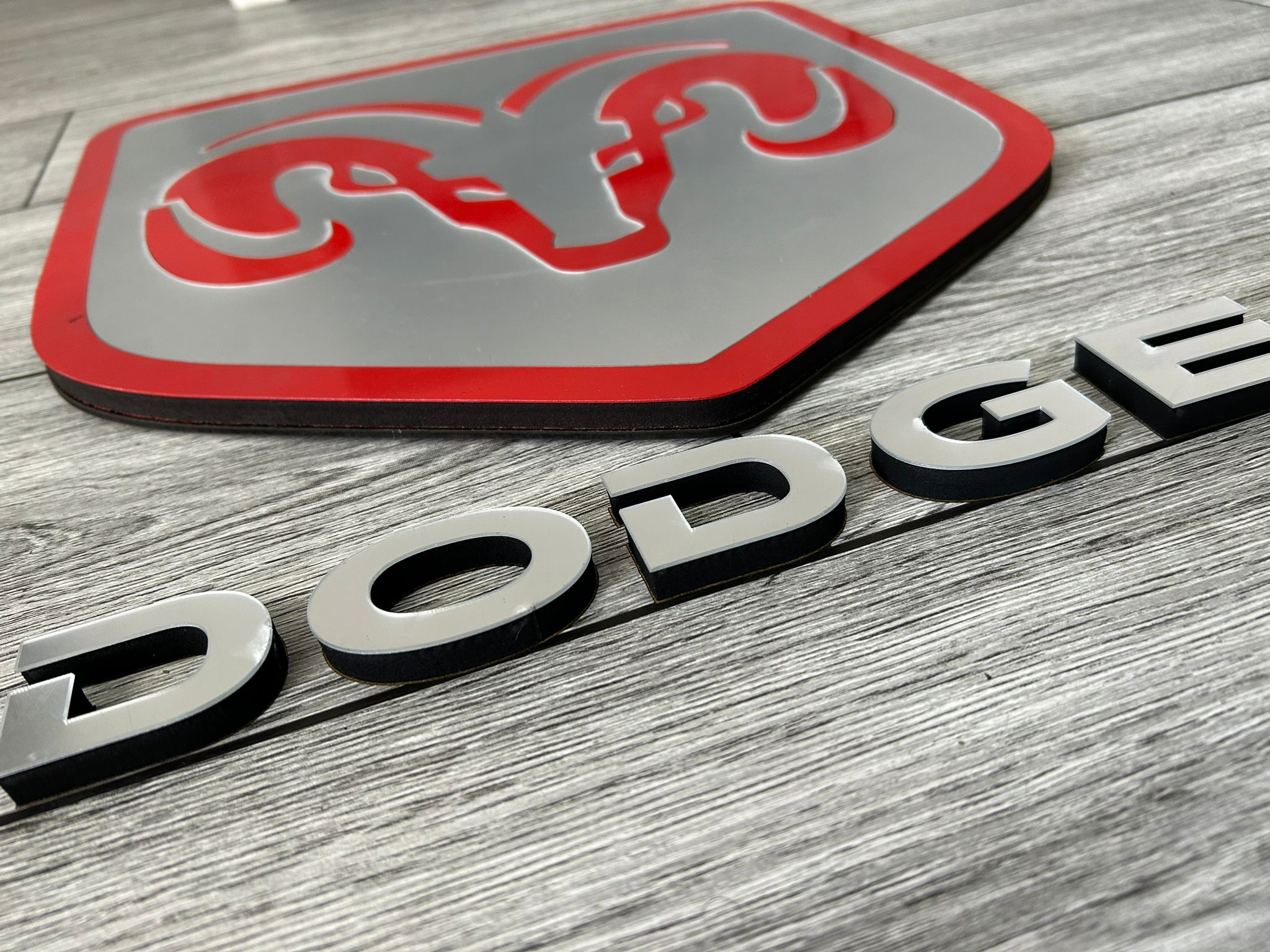 Dodge Wall Sign for Garage – Premium Wall Decor for Car Enthusiasts