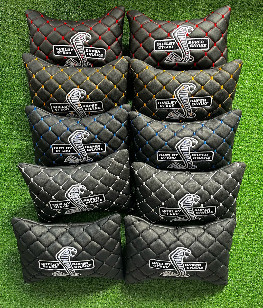 For Shelby GT500 Leather Neck Pillows for Cars - Premium Comfort and Style (2 PCS)