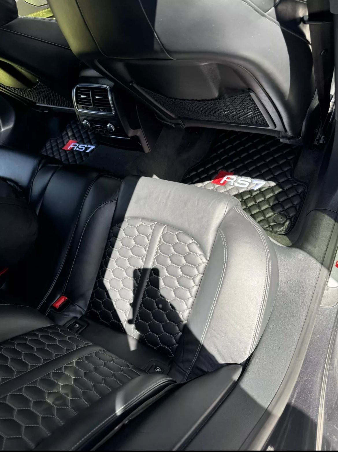 Audi RS7 Leather Car Floor Mat, Audi RS7 Waterproof Custom Car Mat
