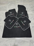 Lamborghini URUS Leather Car Floor Mat + Trunk Mat Full Set, Lamborghini Waterproof Custom Car Mat