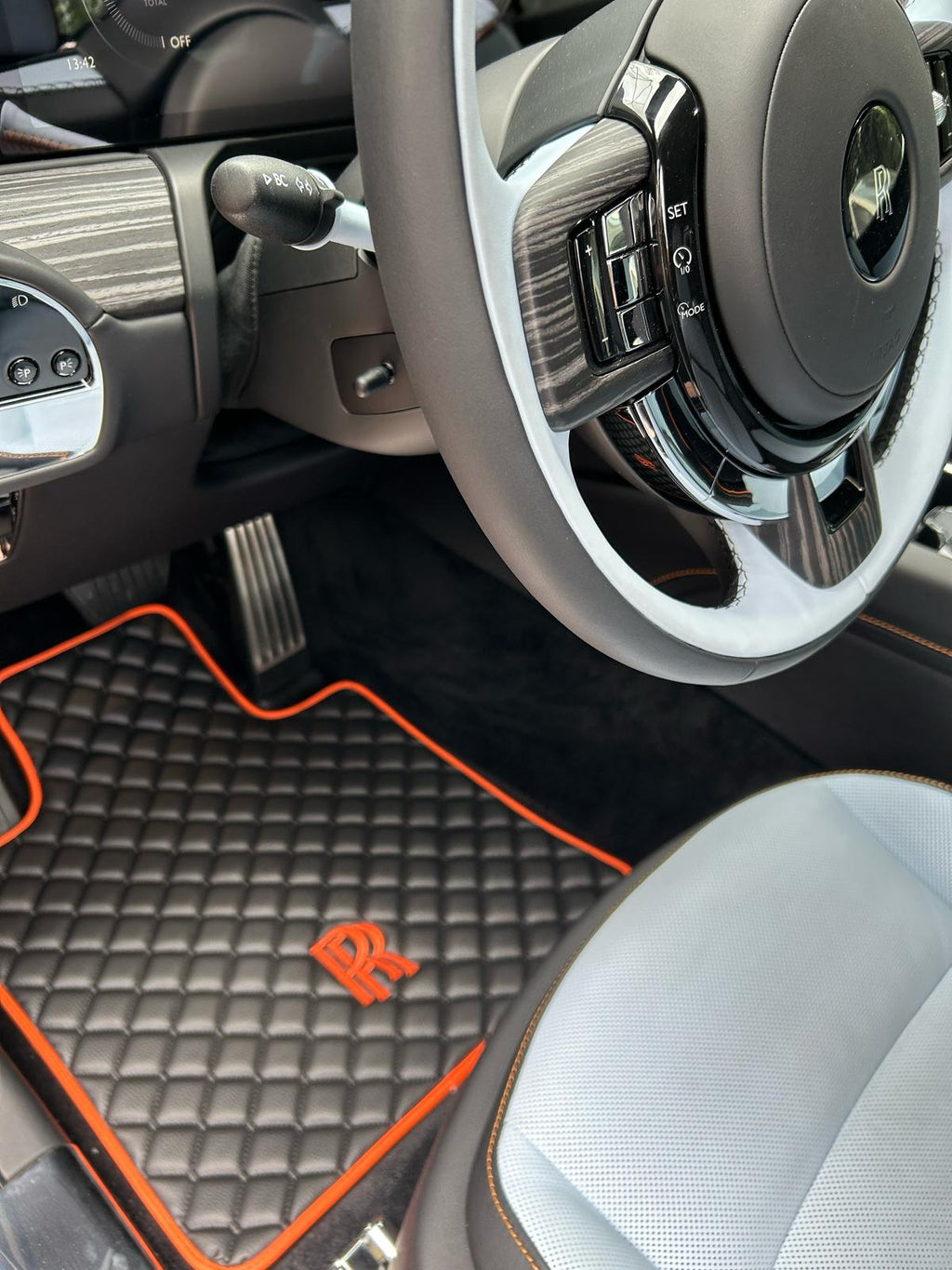 For all Rolls Royce Spectre Car Floor Mats Full Set, 2 Lumbar Cushion, Cargo Liner