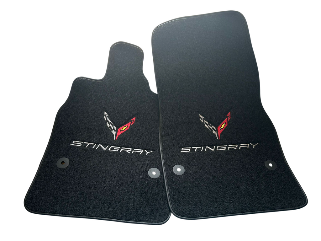 Corvette C8 Stingray Carpet Floor Mats Velour