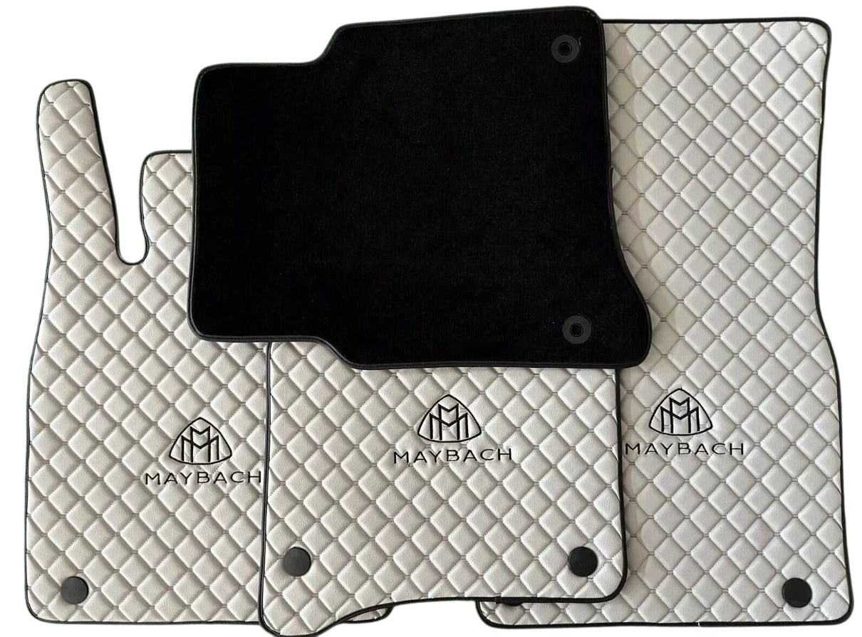 For Maybach EQS 680 Car Floor Mats Custom fit Leather for all Model Waterproof Carpet Liner