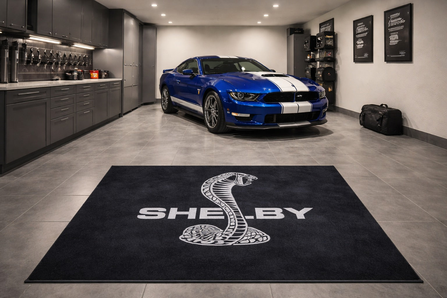 Shelby Garage Floor Mat 5x7 FT (60x87 Inches)