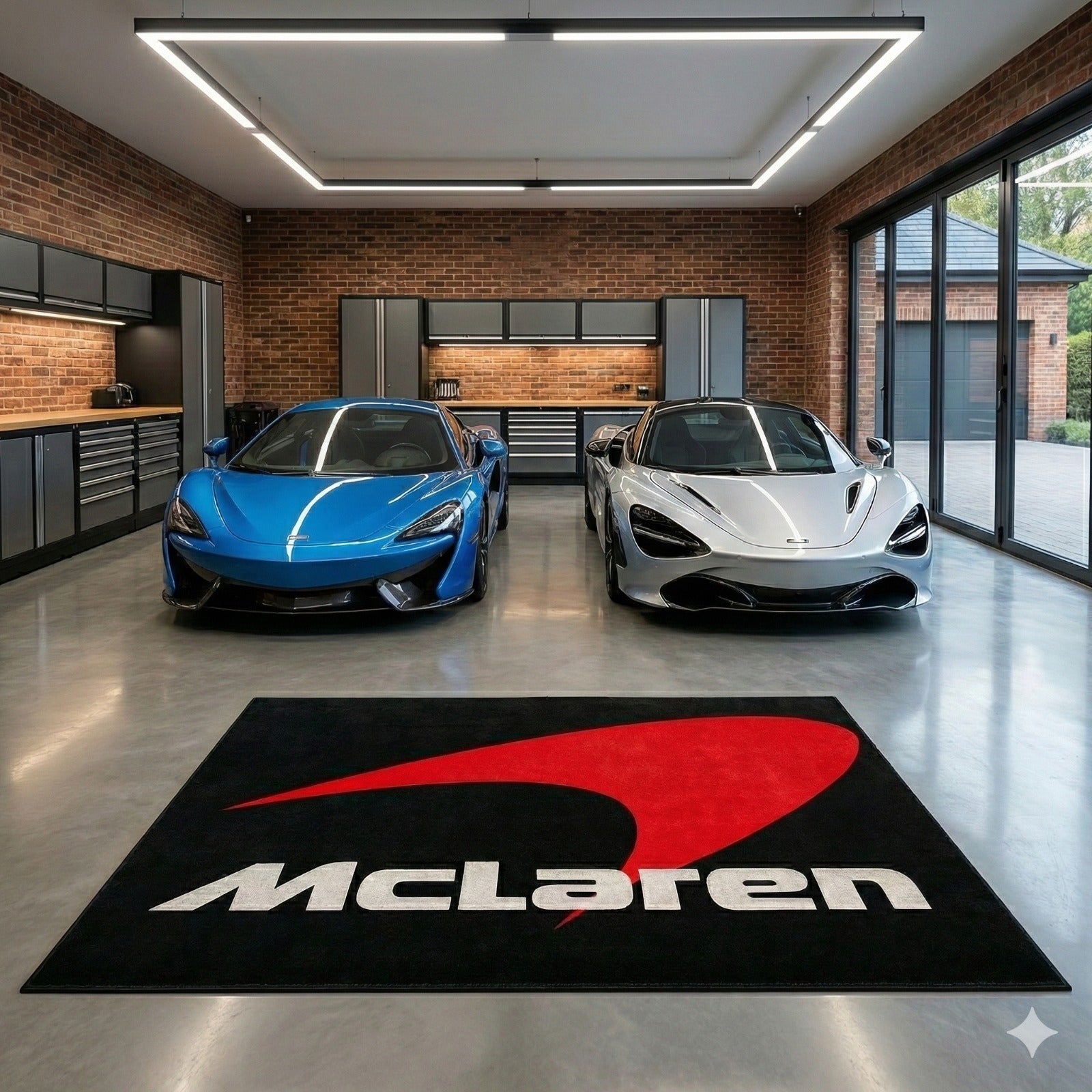 Mclaren Luxury Rug 59.1 × 86.6 inch Home, Garage & Display Carpet