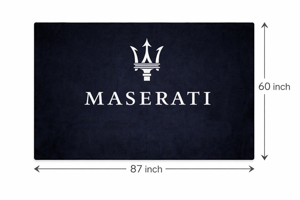 Maserati Luxury Rug 59.1 × 86.6 inch Home, Garage & Display Carpet