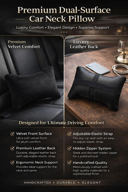 Aston Martin Alcantara Neck Pillow - 2 PCS