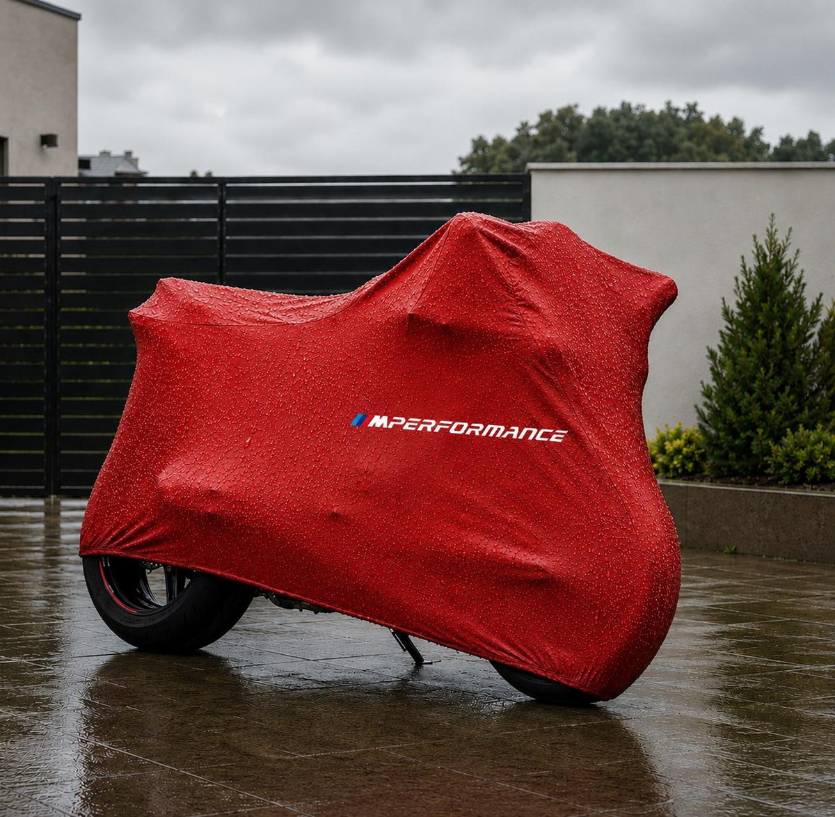 BMW M Performance Motorcycle Protective Outdoor Cover – Rain, Sun & Dust Resistant