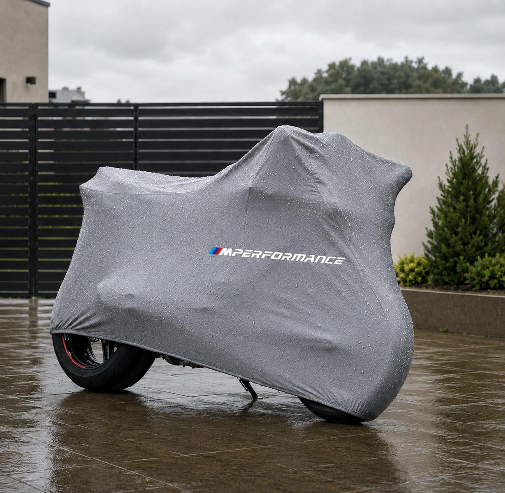 BMW M Performance Motorcycle Protective Outdoor Cover – Rain, Sun & Dust Resistant