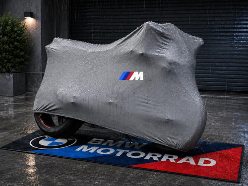 BMW M Motorcycle Protective Outdoor Cover – Rain, Sun & Dust Resistant