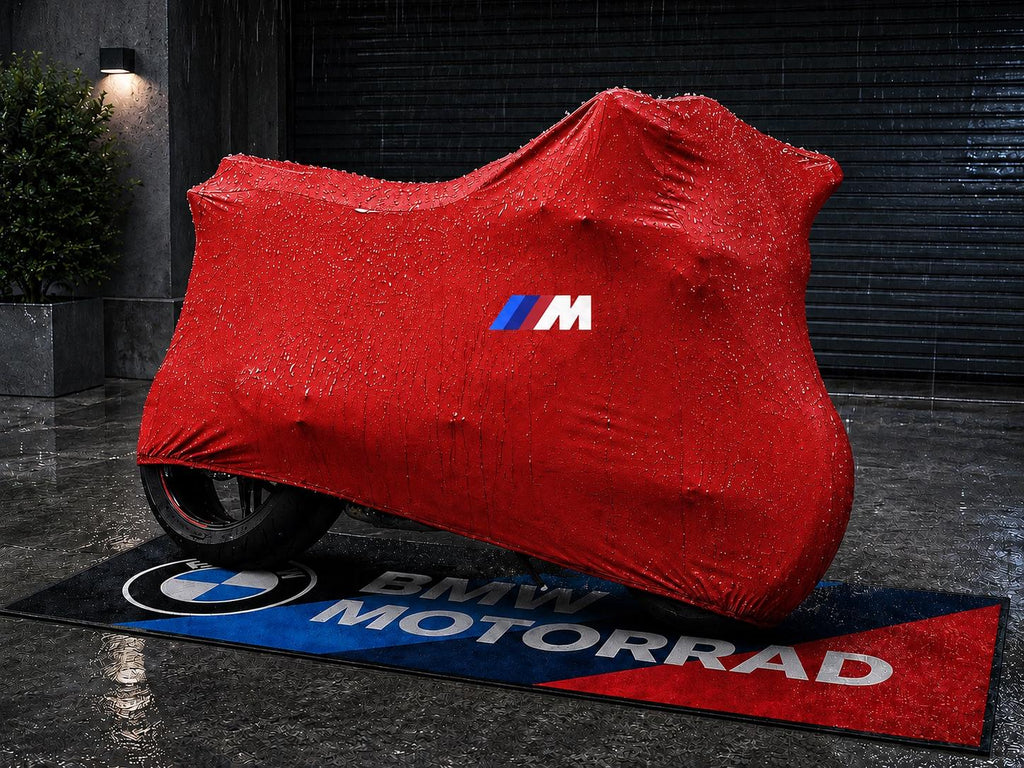 BMW M Motorcycle Protective Outdoor Cover – Rain, Sun & Dust Resistant