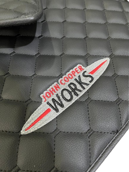 For Mini Cooper John Cooper Works R56-R56S (2007-2014) Car Floor Mats Custom fit Leather for all Mini Cooper Waterproof Carpet Liner