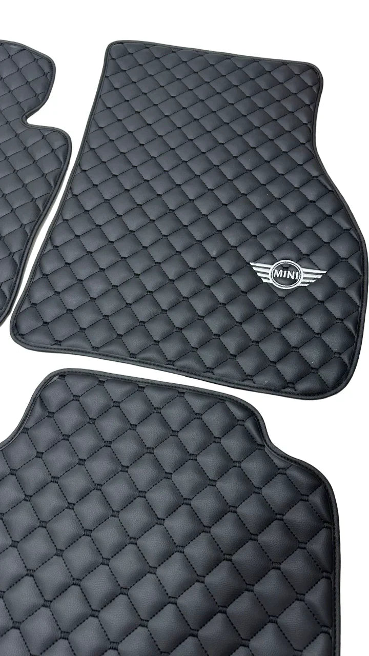 For Mini Cooper John Cooper Works R56-R56S (2007-2014) Car Floor Mats Custom fit Leather for all Mini Cooper Waterproof Carpet Liner