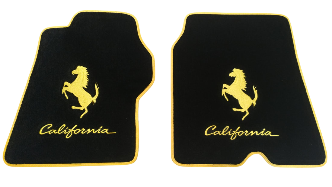 California Floor Mats Custom Fit Carpet Velour Mats with Custom Stitch A+