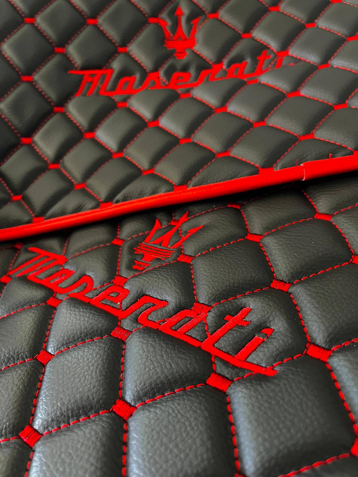 For Maserati Granturismo (2023 - Present ) Car Floor Mats Custom fit Leather for all Maserati Model Waterproof Carpet Liner