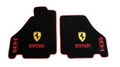 F430 Floor Mats Custom Fit Carpet Velour Mats with Custom Stitch
