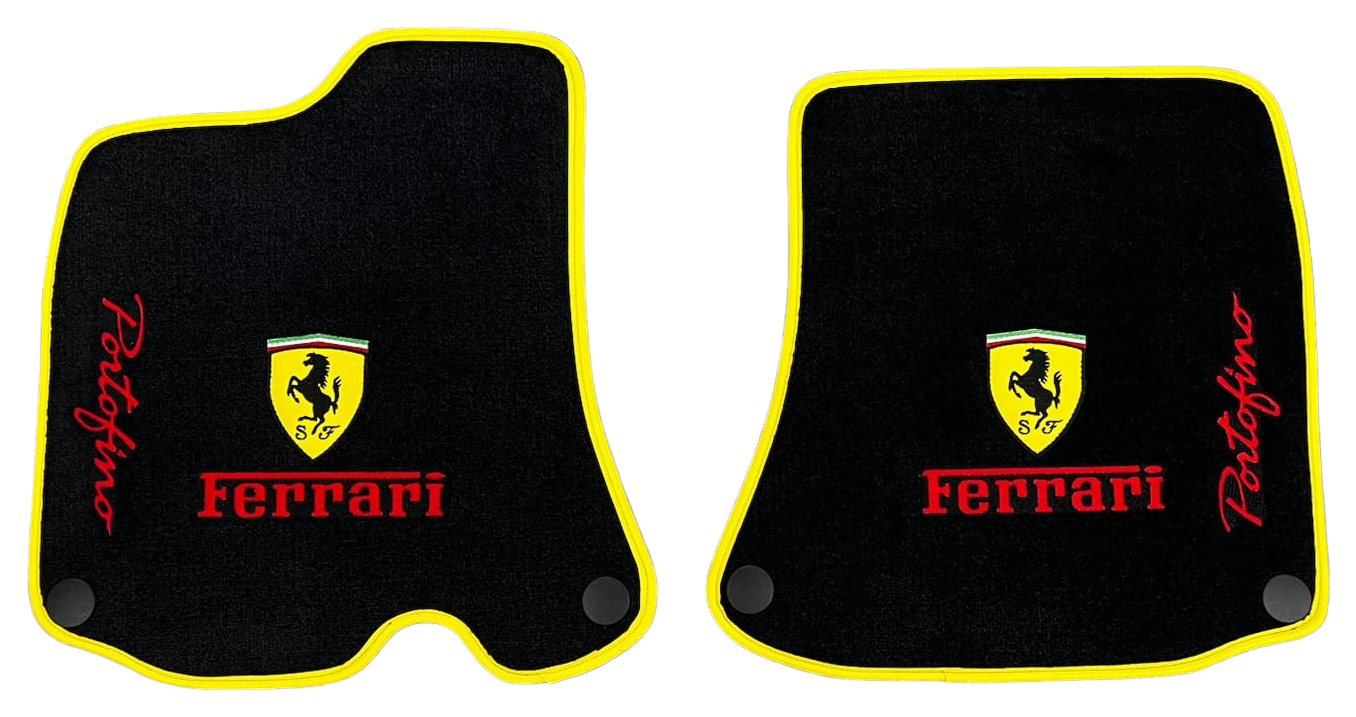 Portofino Floor Mats Custom Fit Carpet Velour Mats with Custom Stitch
