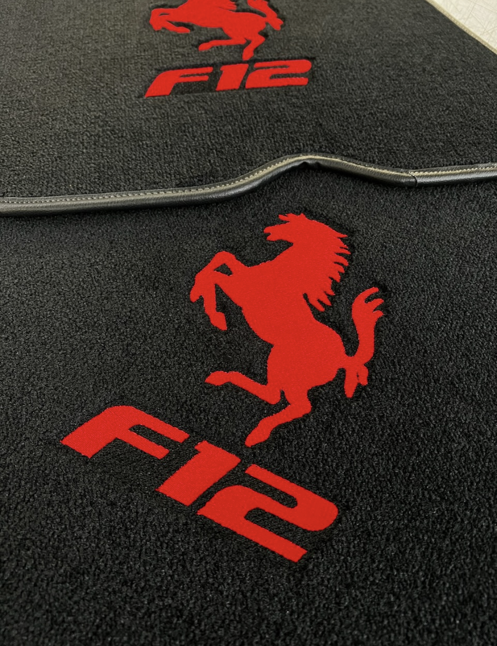 Portofino Floor Mats Custom Fit Carpet Velour Mats with Custom Stitch