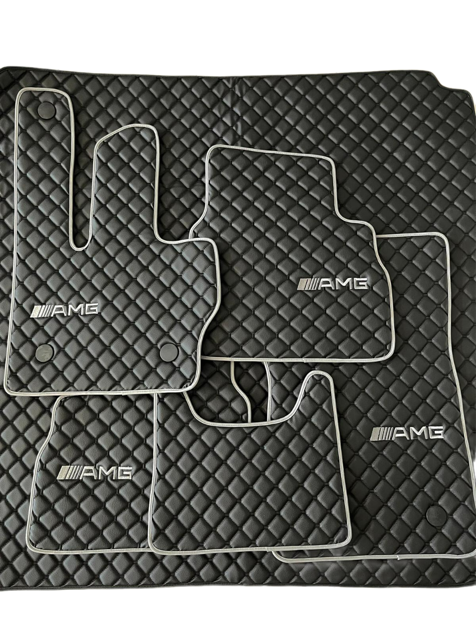 Mercedes Benz Leather Floor Mats Custom Fit For all Model AMG