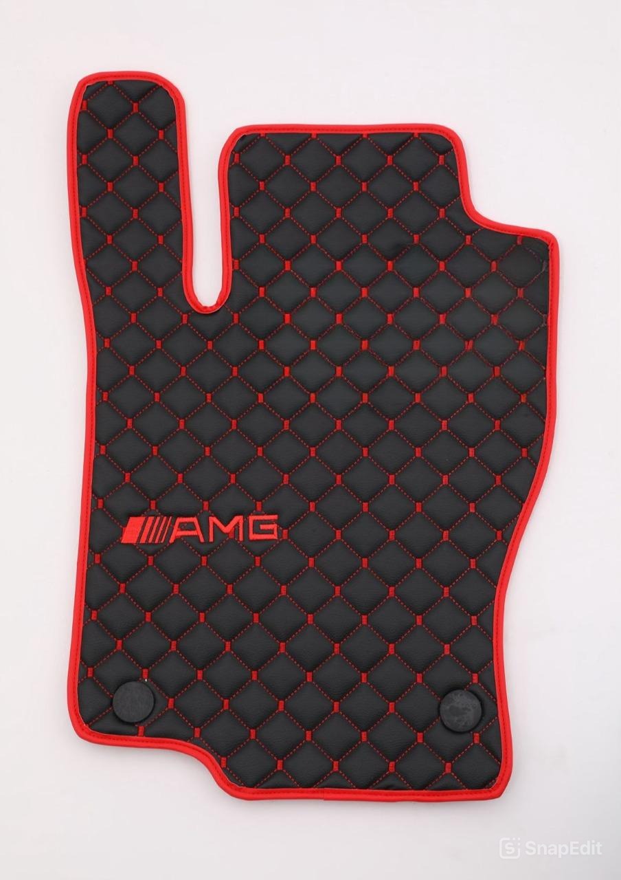 Mercedes Benz Leather Floor Mats Custom Fit For all Model AMG
