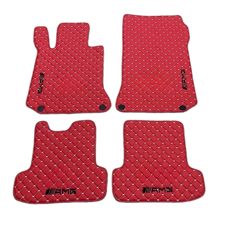 Mercedes Benz Leather Floor Mats Custom Fit For all Model AMG