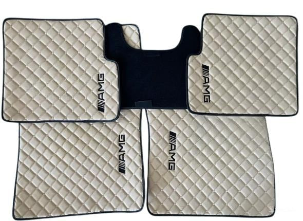 Mercedes Benz Leather Floor Mats Custom Fit For all Model AMG